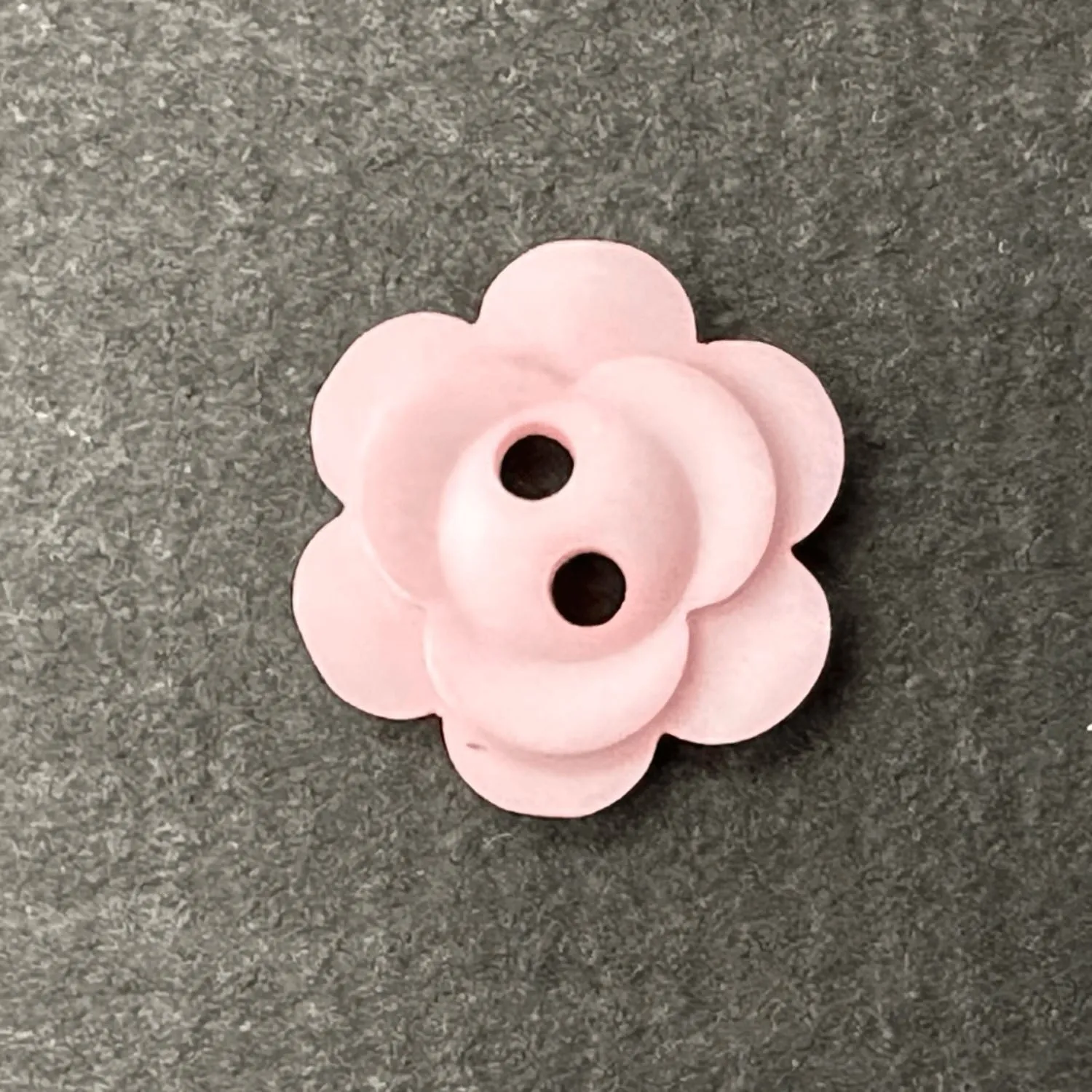 2 Hole Matt Flower Button 12mm