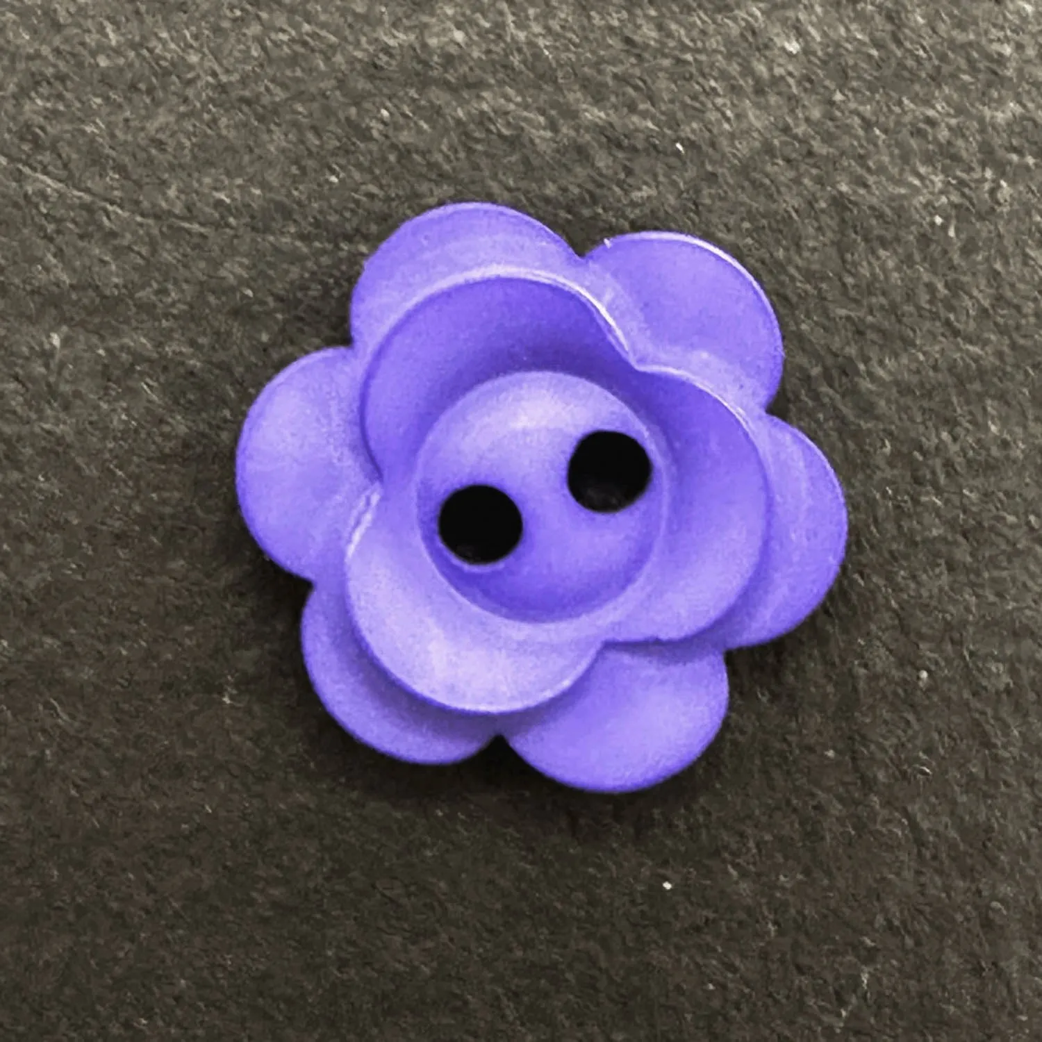 2 Hole Matt Flower Button 12mm