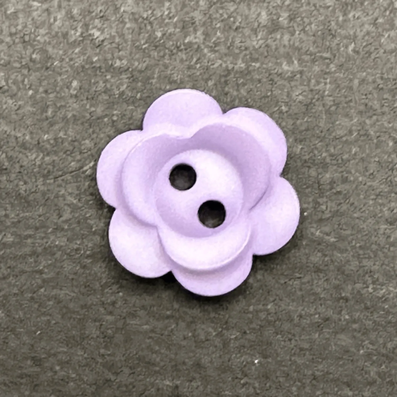 2 Hole Matt Flower Button 12mm