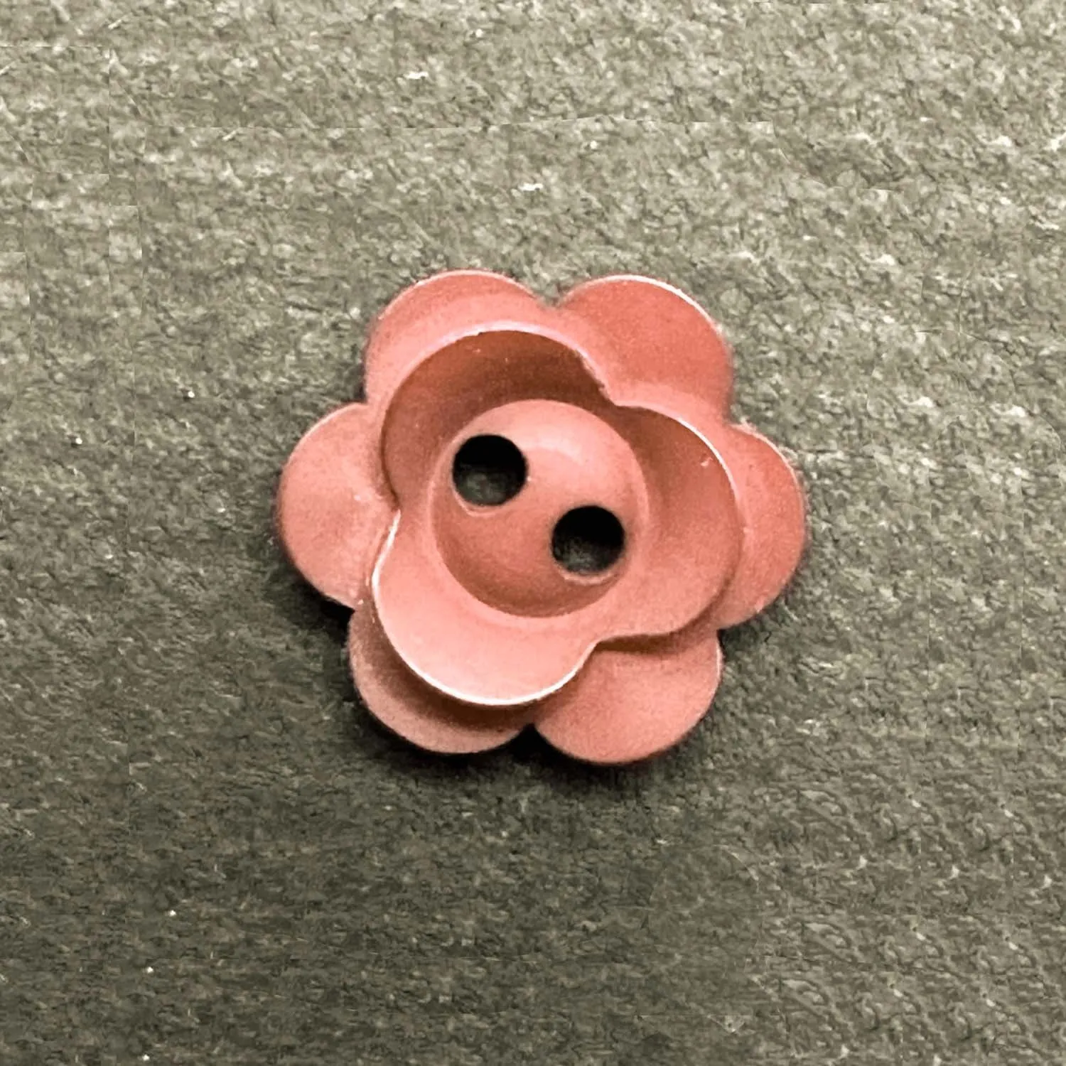 2 Hole Matt Flower Button 12mm