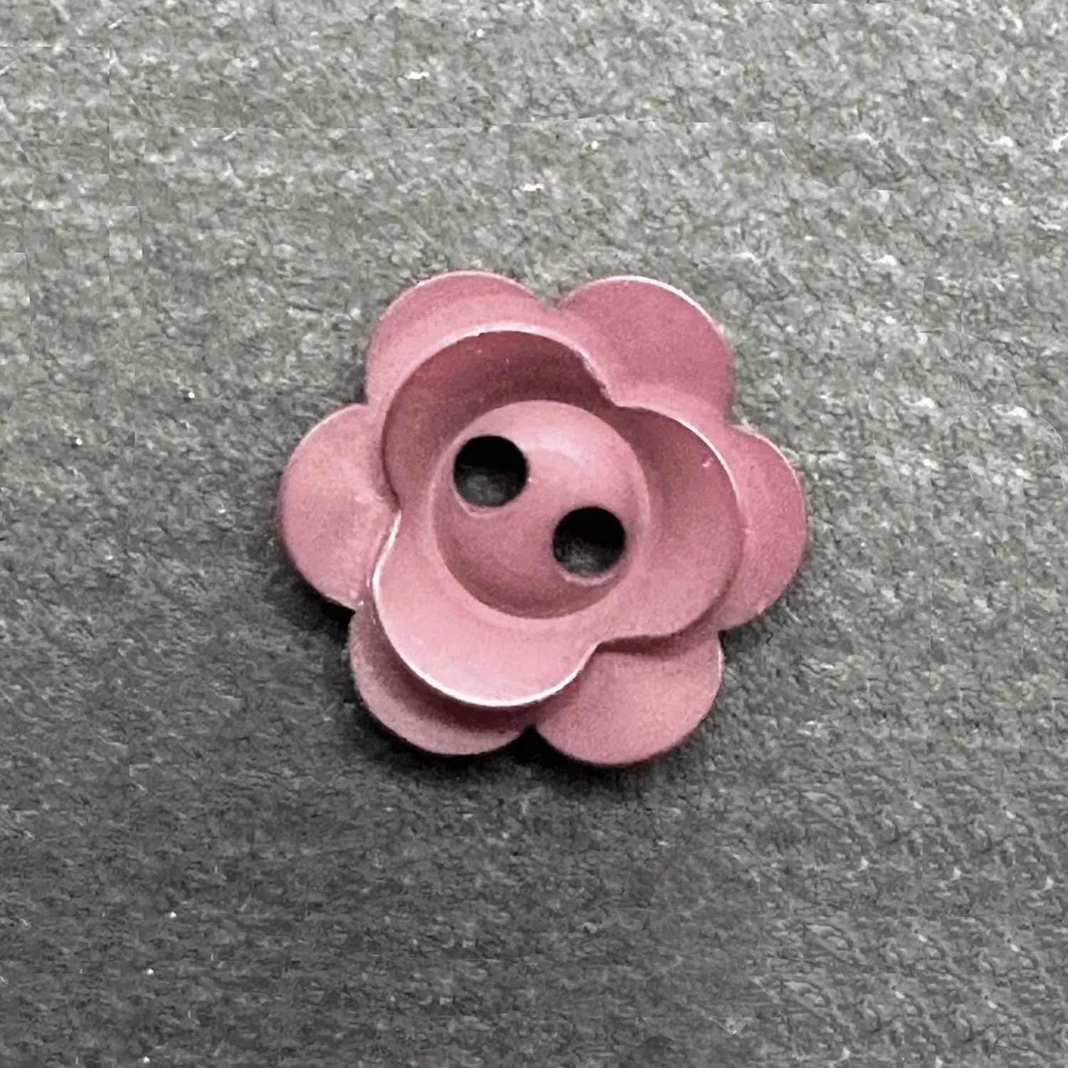 2 Hole Matt Flower Button 12mm