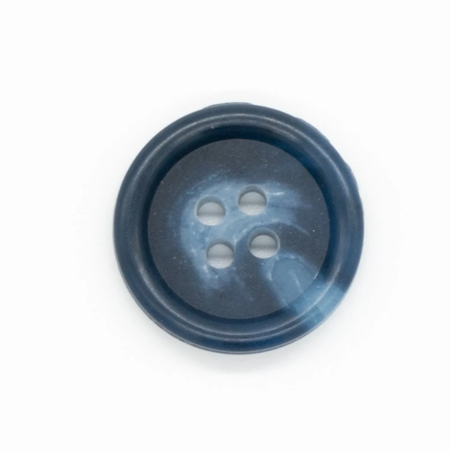 4 Hole Resin Horn Matte Centre Button