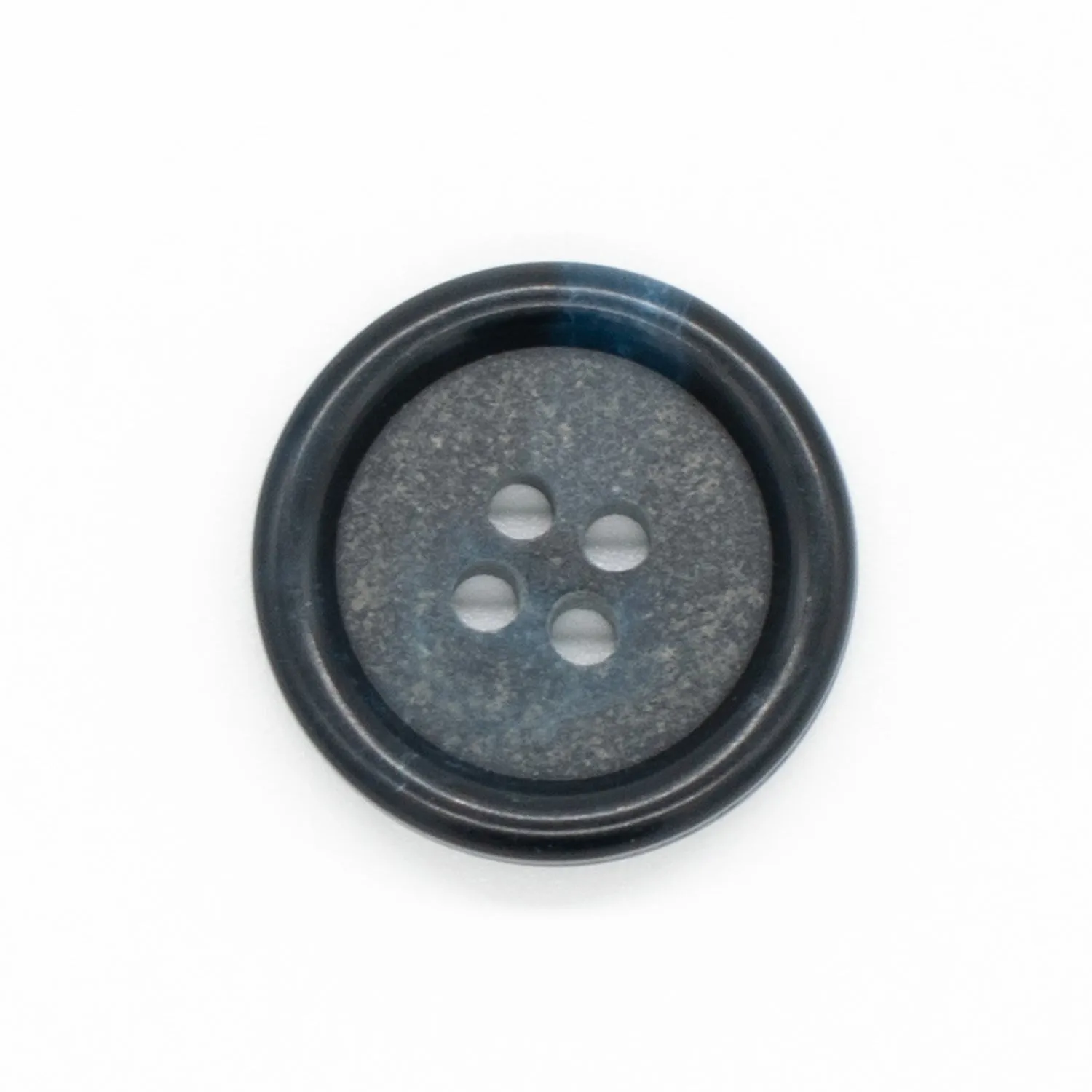 4 Hole Resin Horn Matte Centre Button