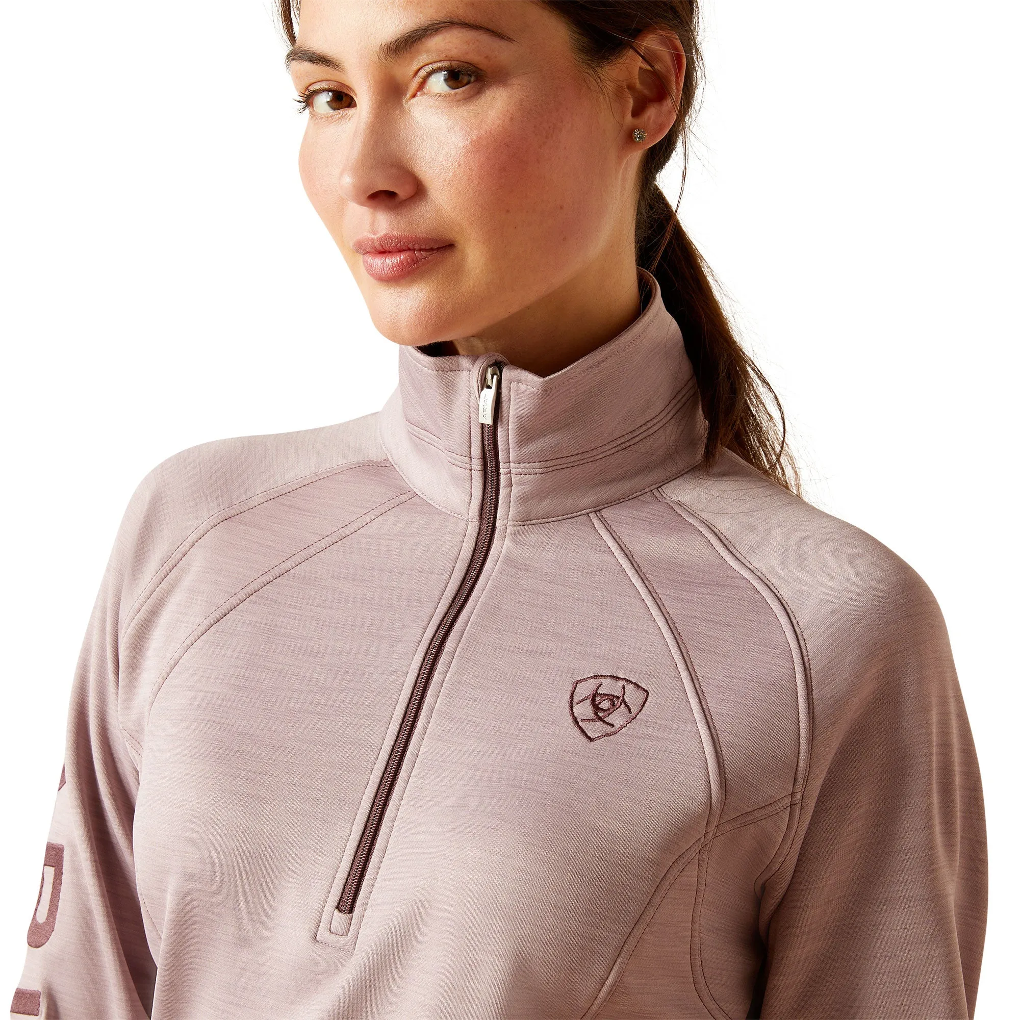 Ariat Ladies Tek Team 1/2 Zip Quail Sweatshirt 10046802