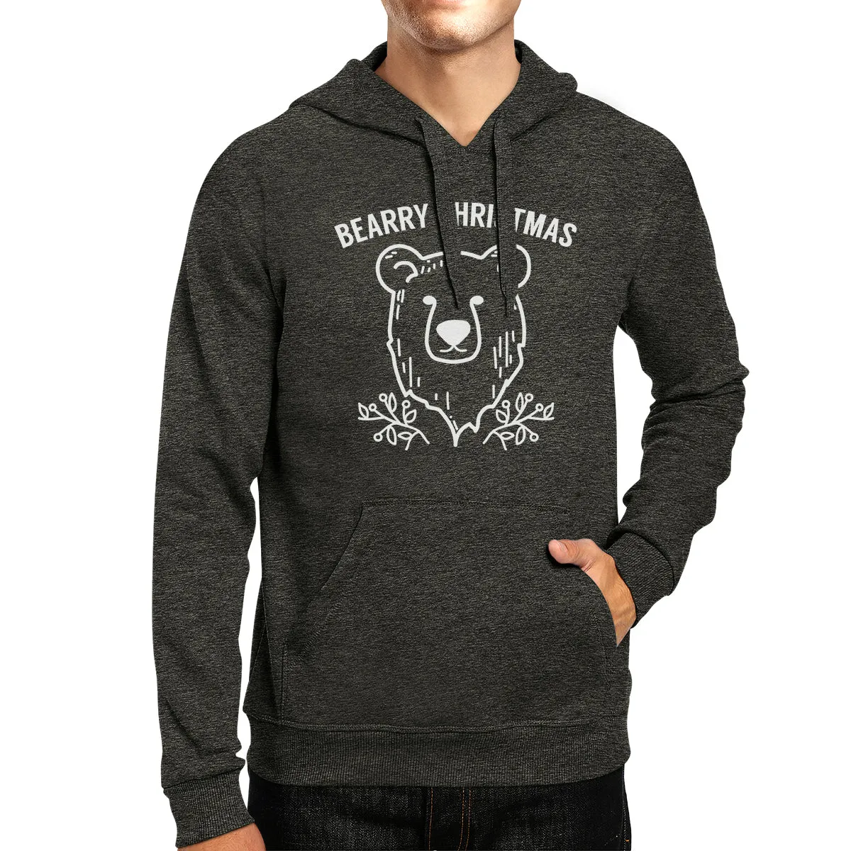 Bearry Christmas Bear Dark Grey Hoodie