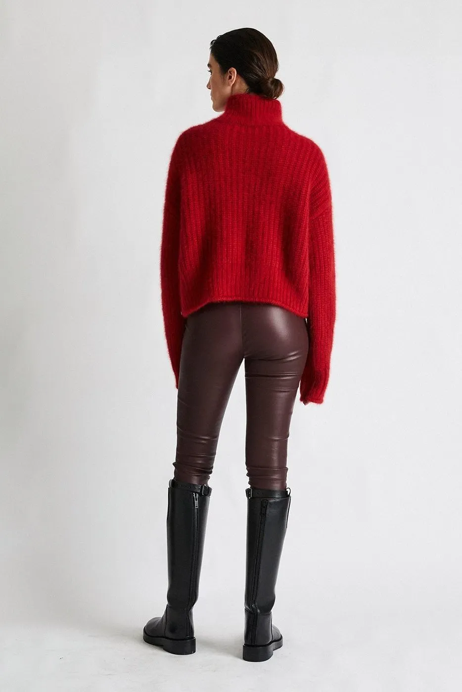   Beryll Carole Cashmere Sweater | Cherry Red