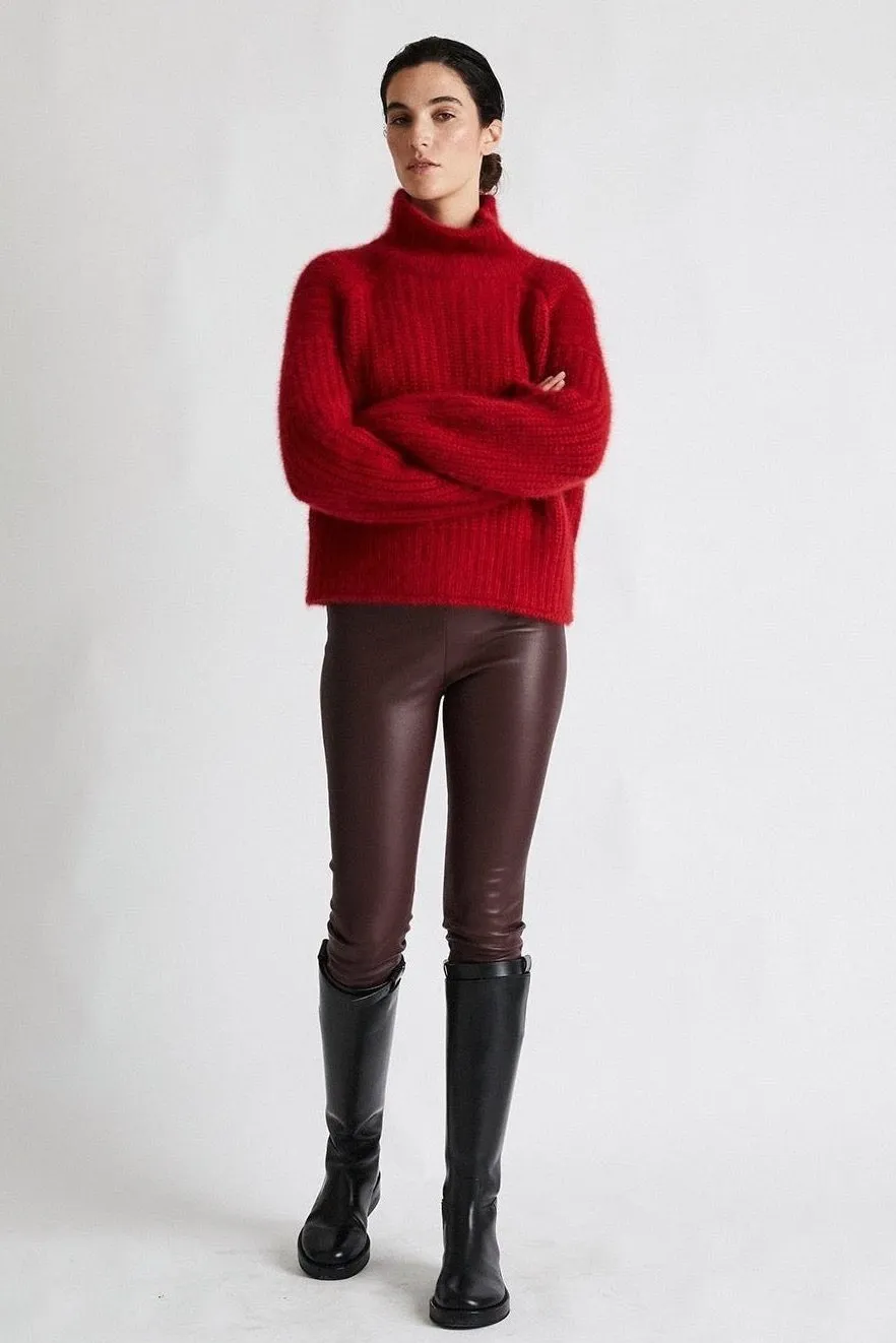   Beryll Carole Cashmere Sweater | Cherry Red