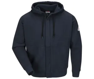 Bulwark Men's Fleece FR Zip-Front Hooded Sweatshirt