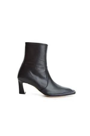 CALAIS BLACK ANKLE BOOTS