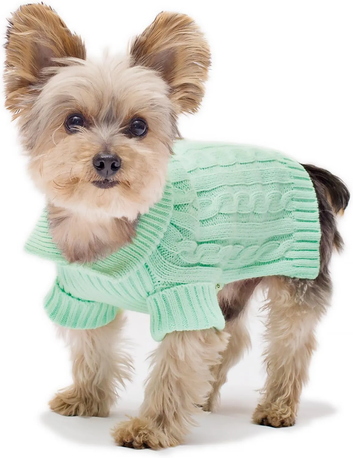 Camel Aran Dog Sweater