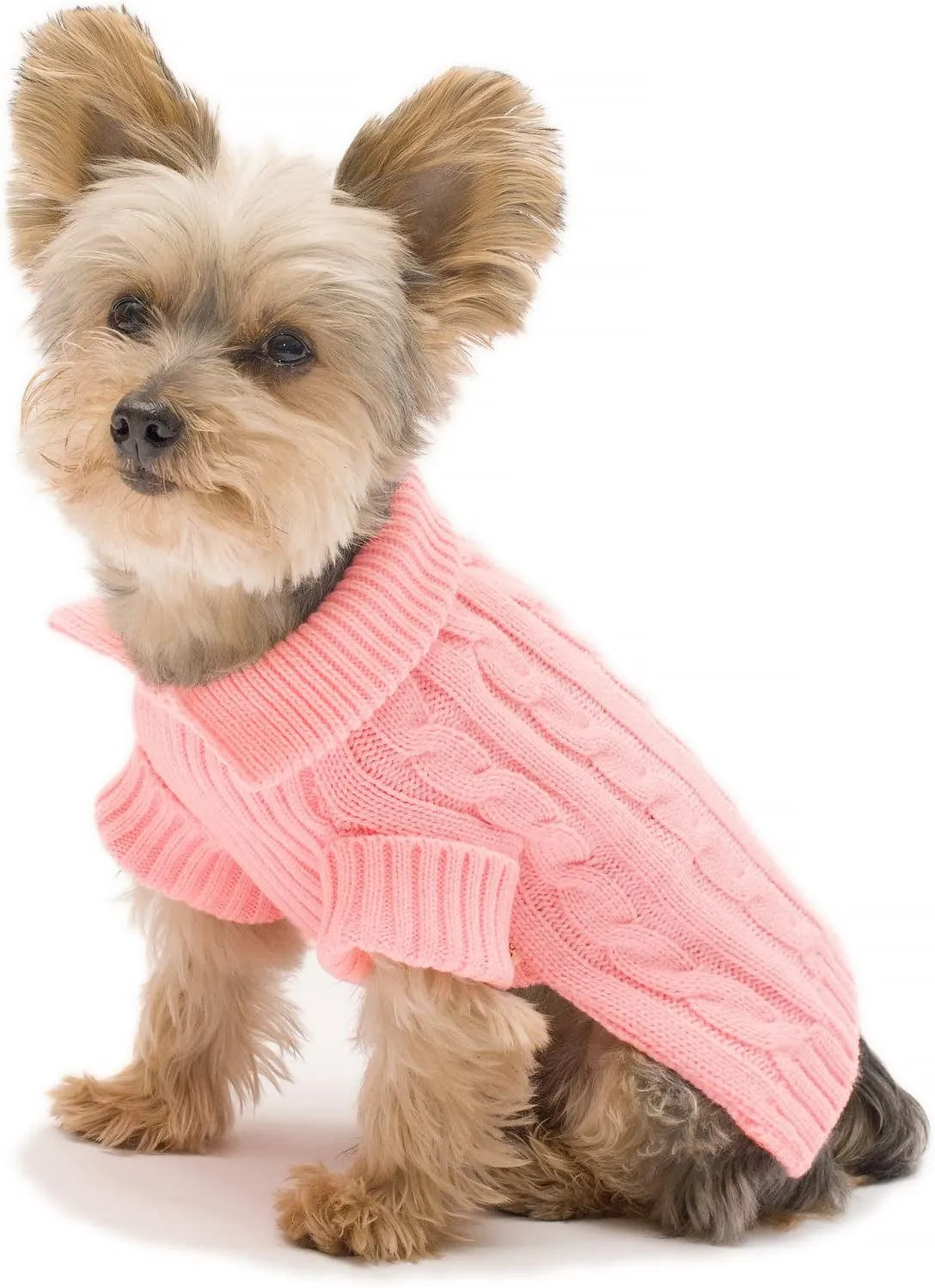 Camel Aran Dog Sweater