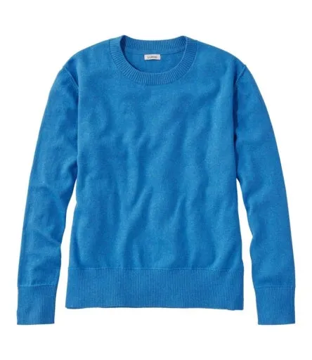 Cotton/Cashmere Crewneck Sweater Women's Regular