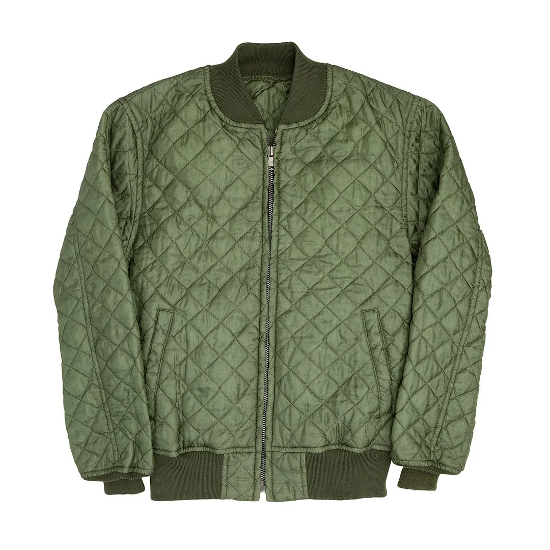 Diamond Quilted Bomber Jacket Z24Y009