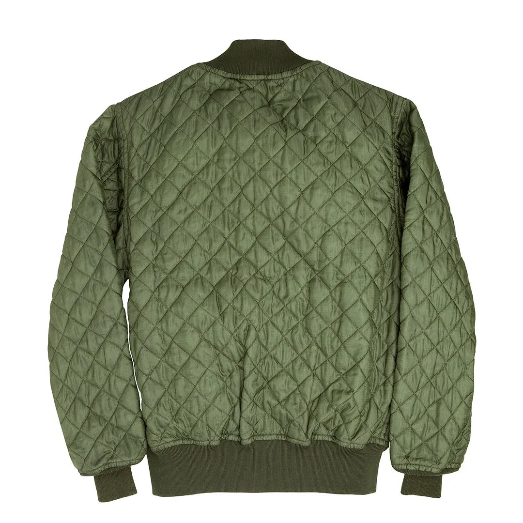 Diamond Quilted Bomber Jacket Z24Y009