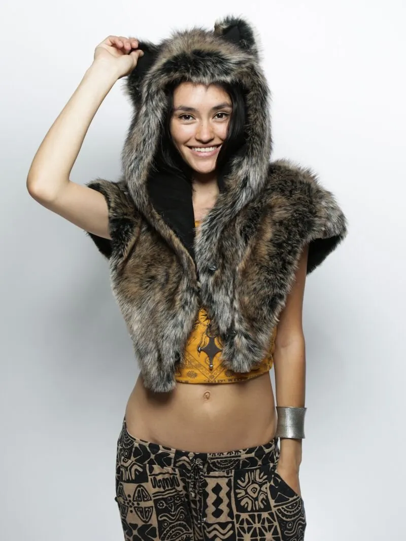 Dire Wolf Faux Fur Shawl | Women's