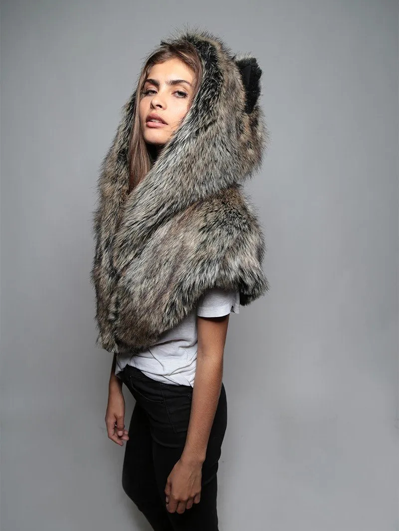 Dire Wolf Faux Fur Shawl | Women's