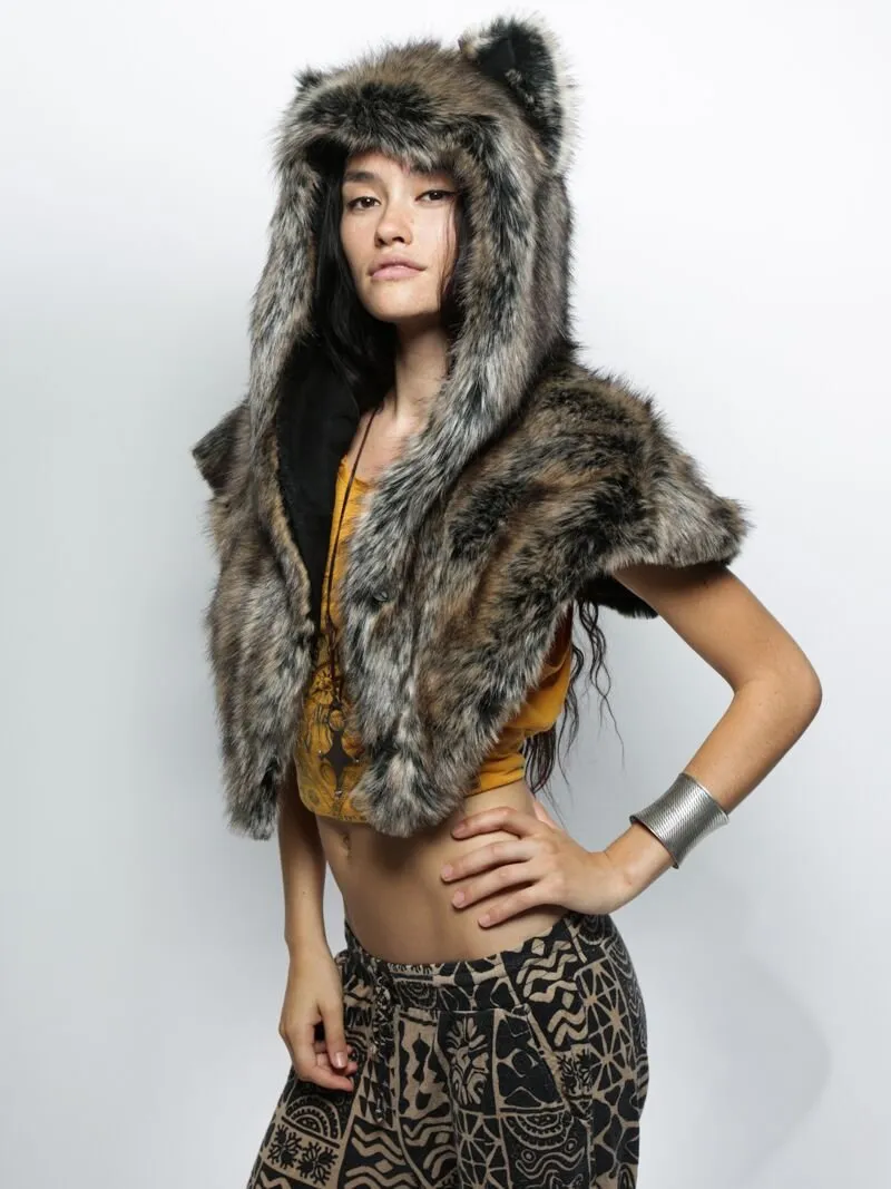 Dire Wolf Faux Fur Shawl | Women's