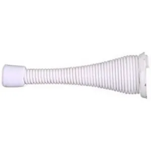 Doorstop, Spring, White, 3-In., 2-Pk.