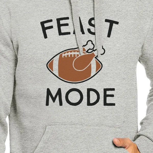 Feast Mode Grey Hoodie