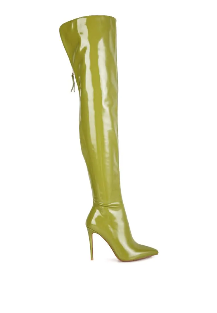 Glamorous Stiletto Knee-High Fashion Boots