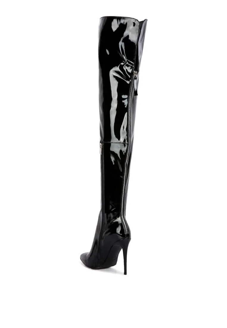 Glamorous Stiletto Knee-High Fashion Boots