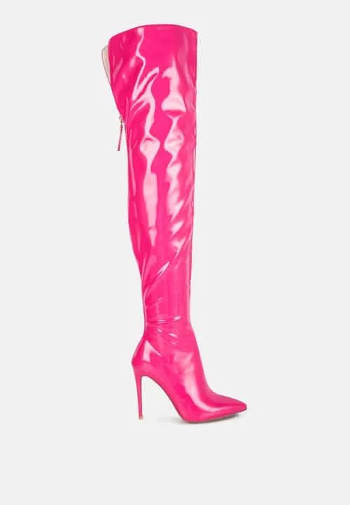 Glamorous Stiletto Knee-High Fashion Boots