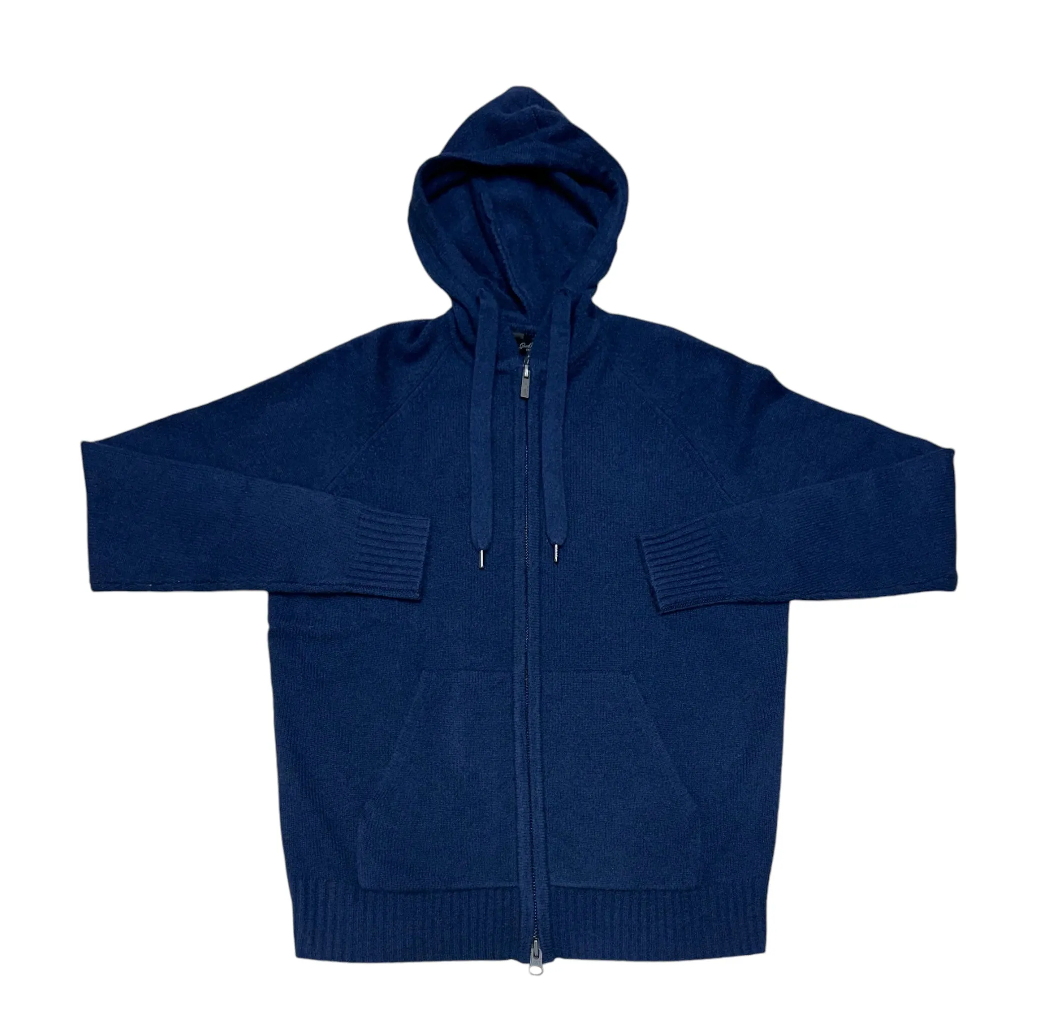 Good Man Cashmere Full Zip Hoodie | Navy