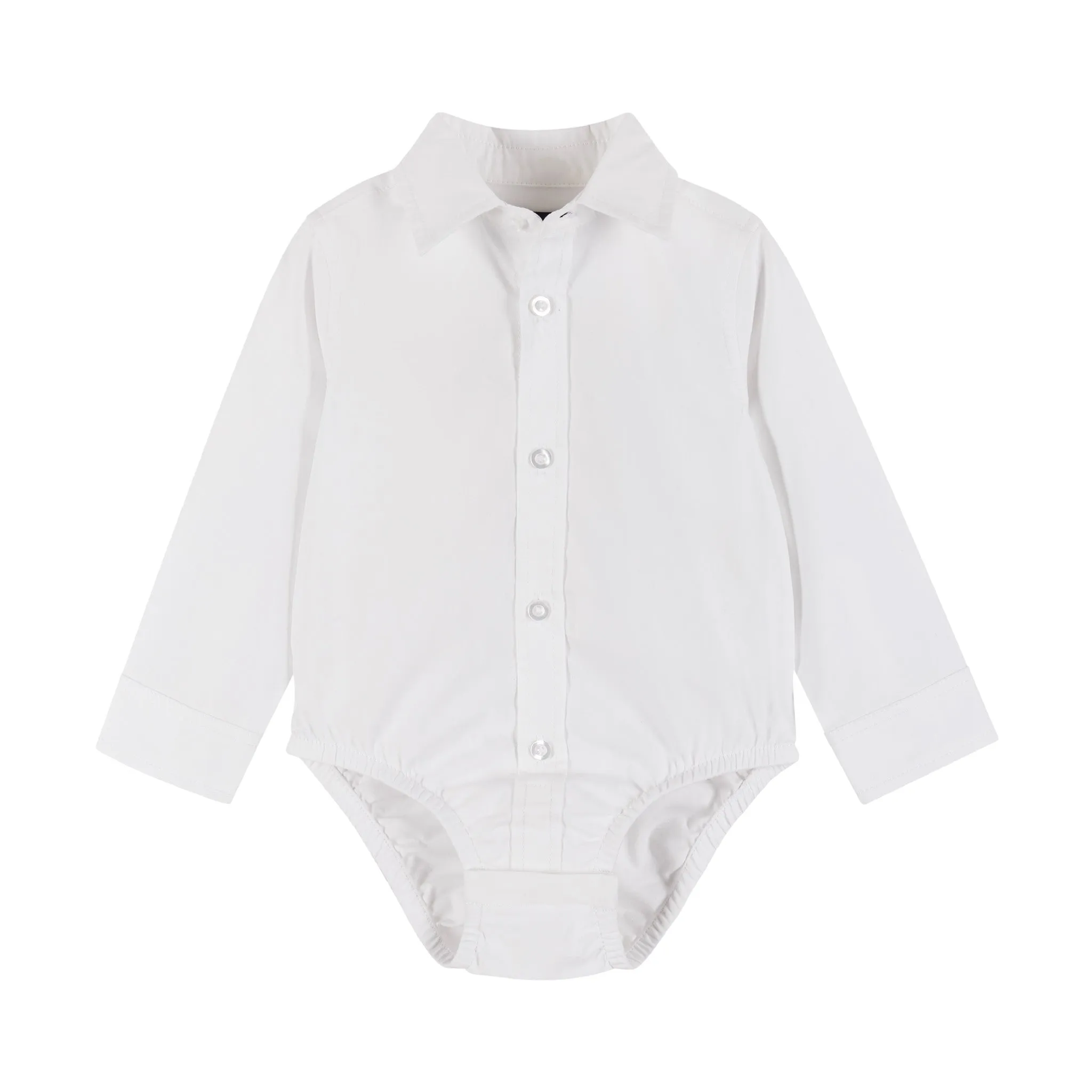 Infant 4-Piece Buttondown and Vest Set | Blue