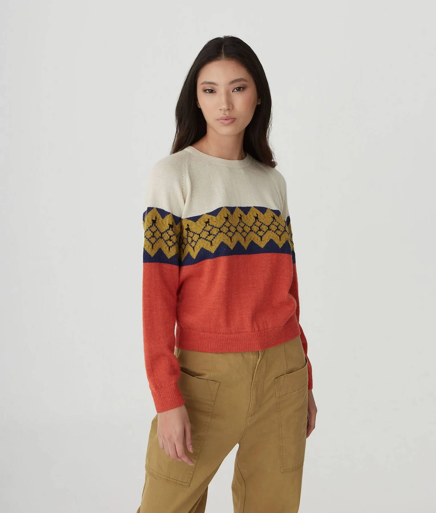 Intarsia Pullover