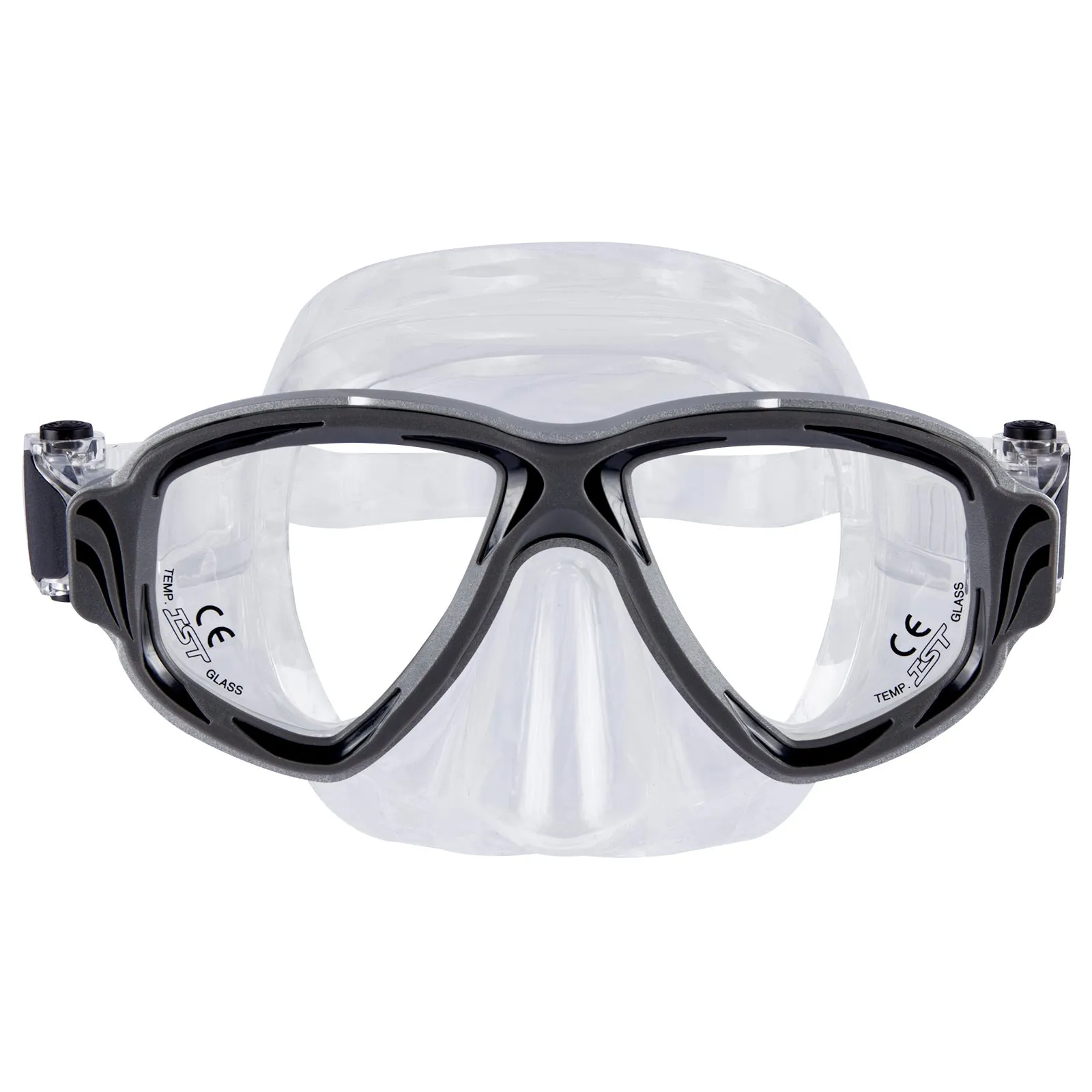 IST Synthesis Scuba Diving Mask with Flexible Auto-Adjust Buckles