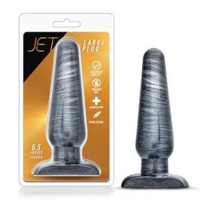 Jet Carbon Metallic Black 6.5-Inch Anal Plug