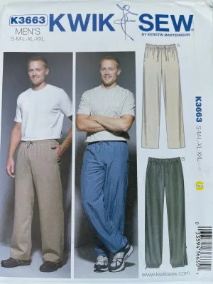 Kwik Sew MEN'S Pants & Shorts K3663