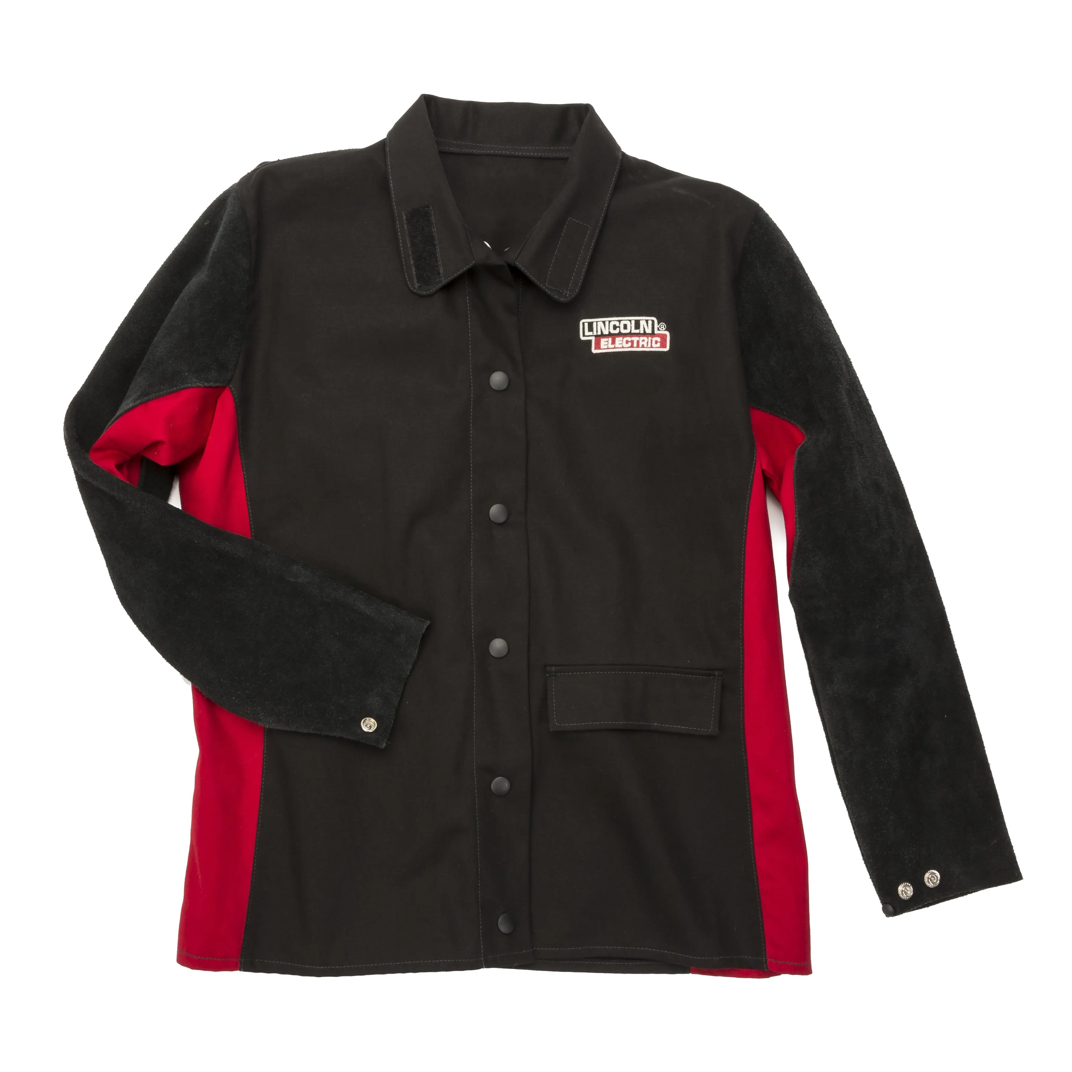 Lincoln Shadow Split Leather-Sleeved Welding Jacket - K2986