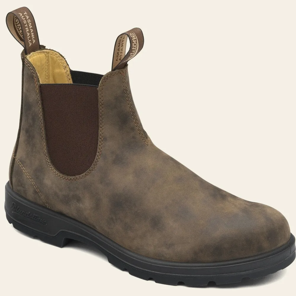 Men's Blundstone 585 Chelsea Boot in Rustic Brown