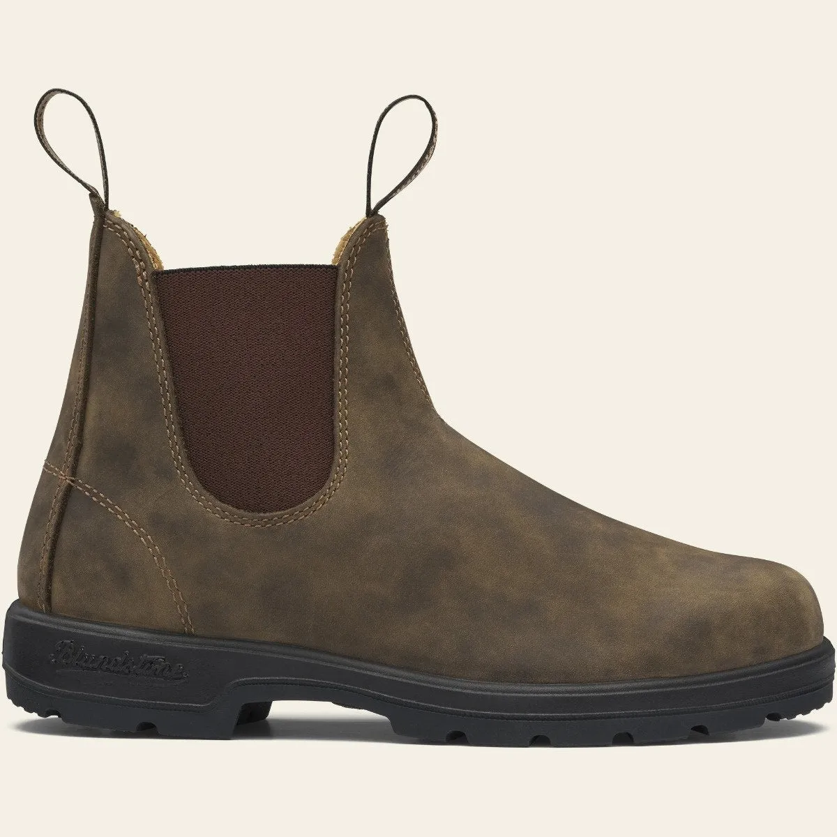 Men's Blundstone 585 Chelsea Boot in Rustic Brown