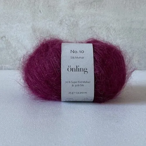 Önling No 10: Luxurious and exquisite silk mohair