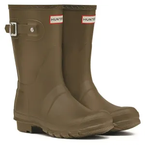 Original Short Wellington Boots - Olive Leaf by Hunter