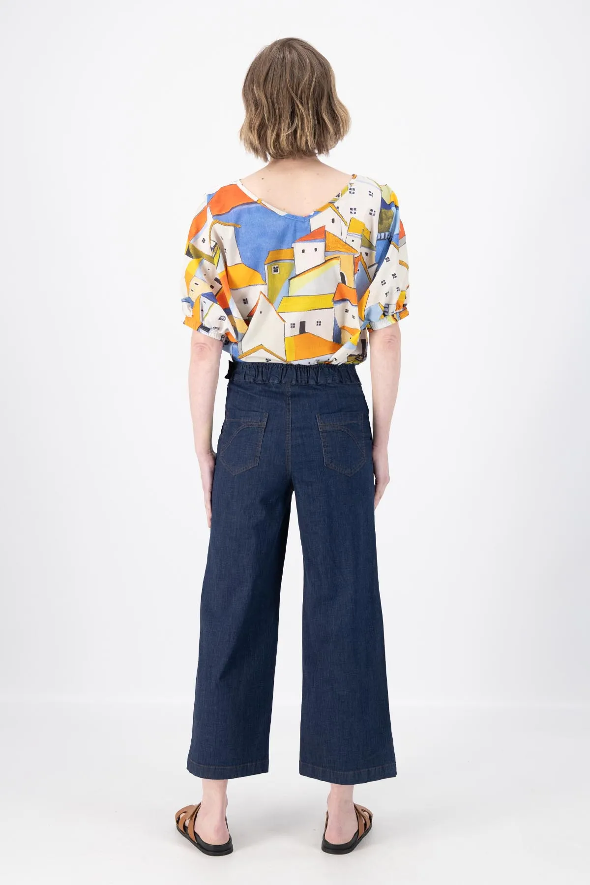 Peggy Ligera Pants Dark Wash in Summer Denim | Pre-Order