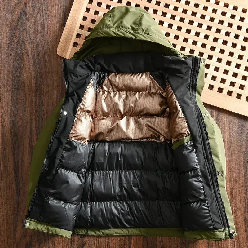 POOHTRE ski Winter keep Warm waterproof windproof Outdoor Camping Skiing Snowboard Thicken Thermal Coat jackets