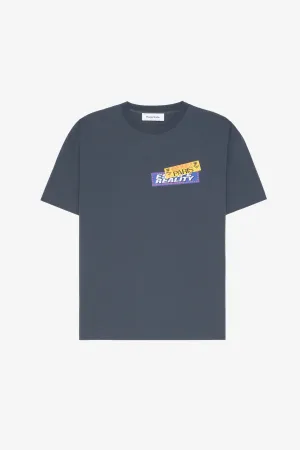 RELAX TEE SHIRT STICKERS DARK GREY