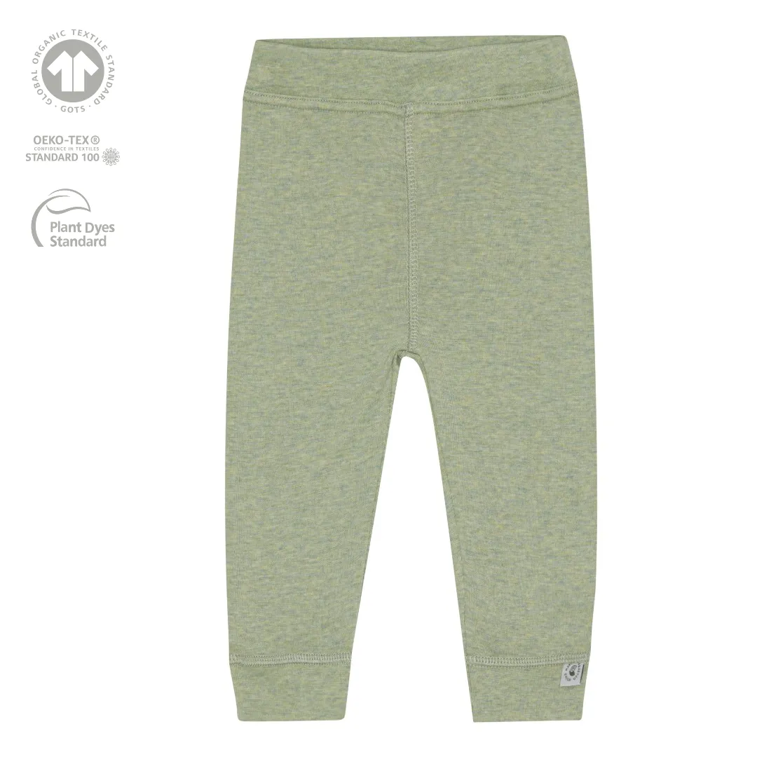 Root pants Organic GOTS Cotton - Leaf