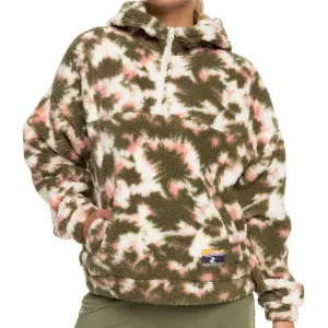 Roxy Like A Lucky Day Half Zip Sherpa Hoody