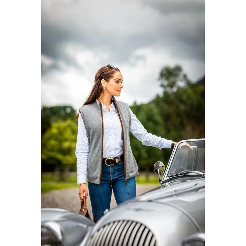 Schoffel Sunningdale Ladies Shirt - Blue Barley Print