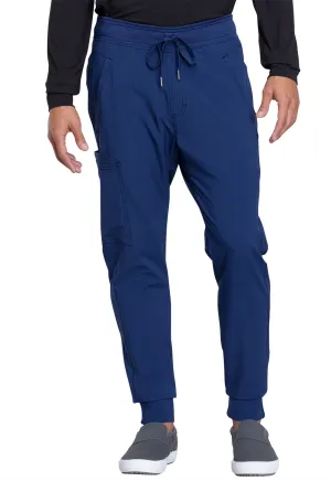 Scrub Pants - Cherokee Infinity Men's Mid Rise Jogger - Navy, CK004A