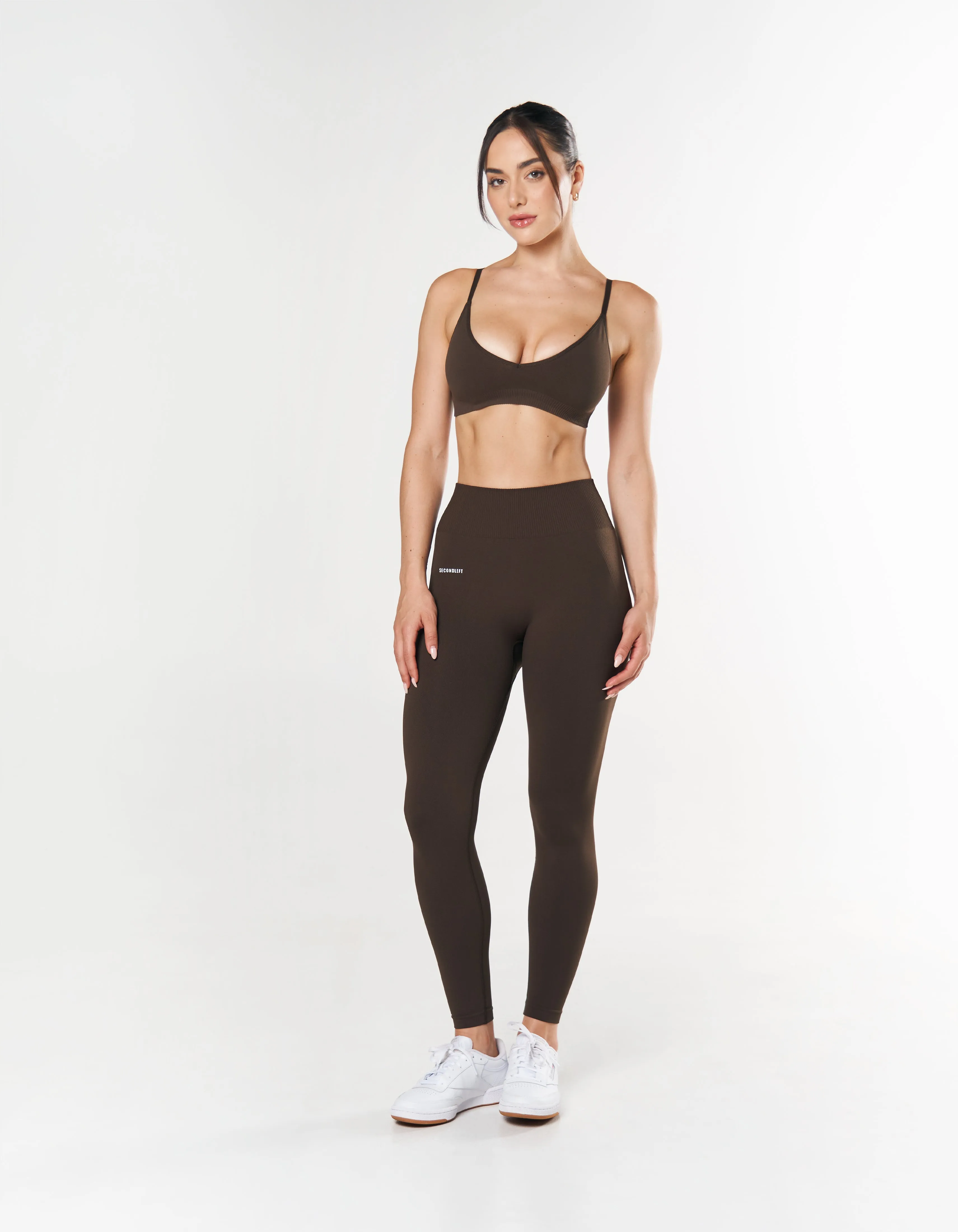 Seamless Base Bralette - Espresso