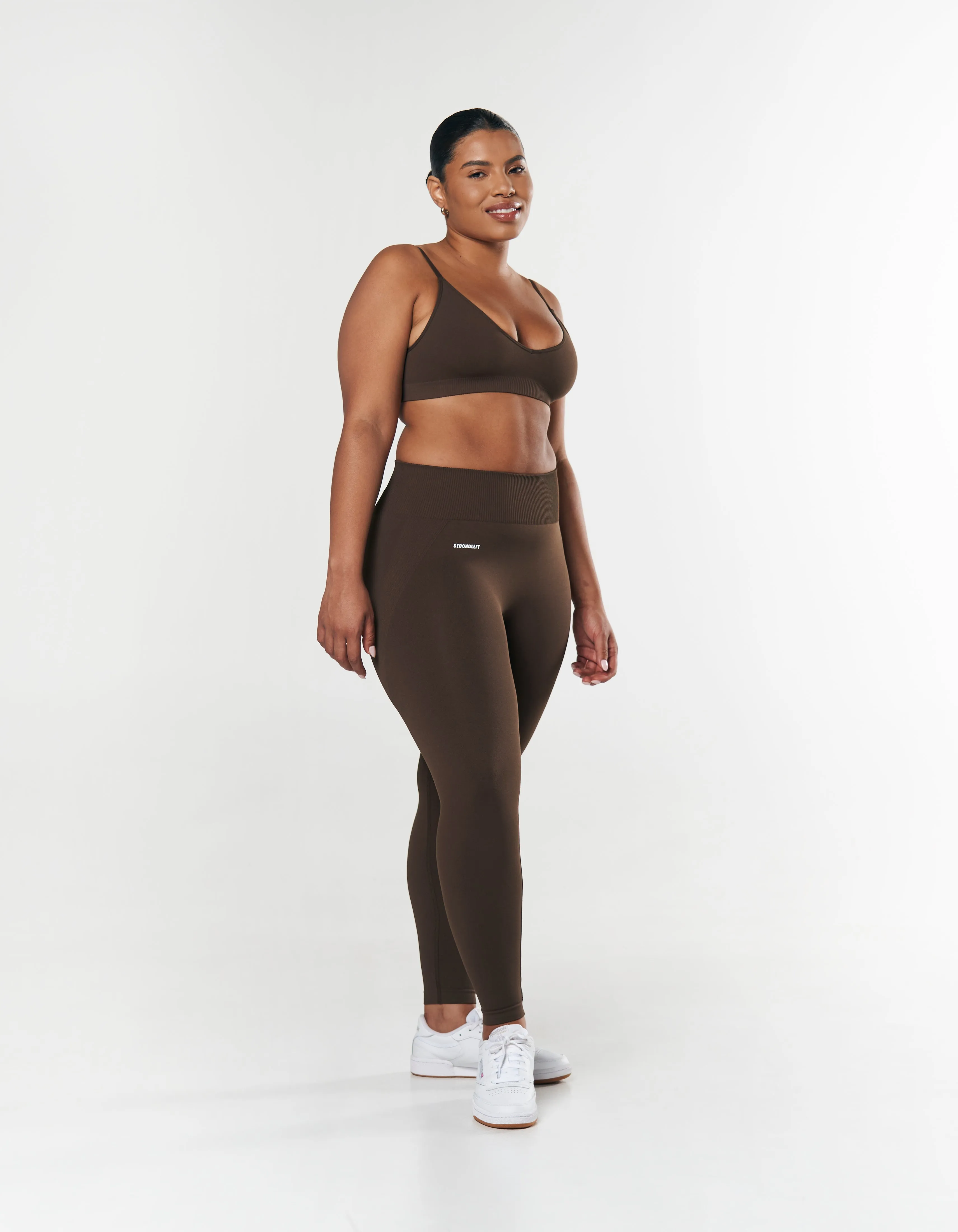 Seamless Base Bralette - Espresso