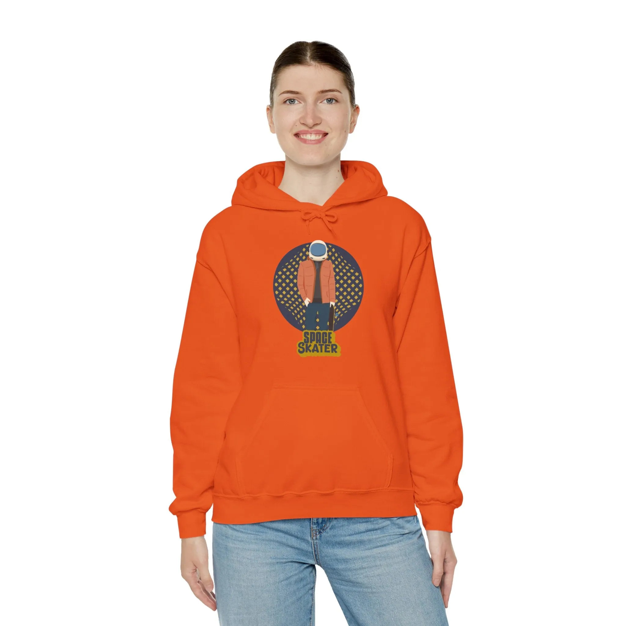 Space Skater Astronaut Sci-Fi Hoodie