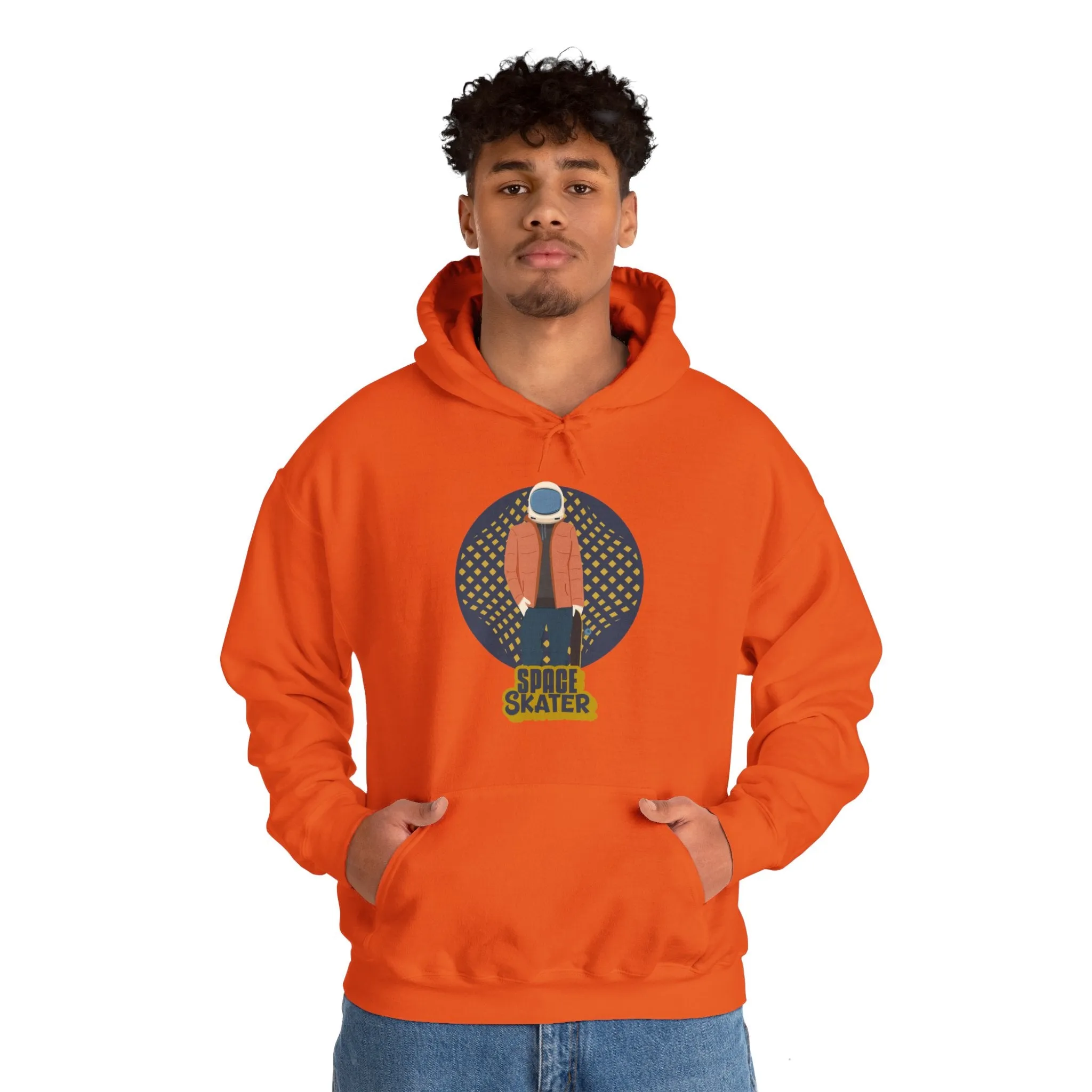 Space Skater Astronaut Sci-Fi Hoodie