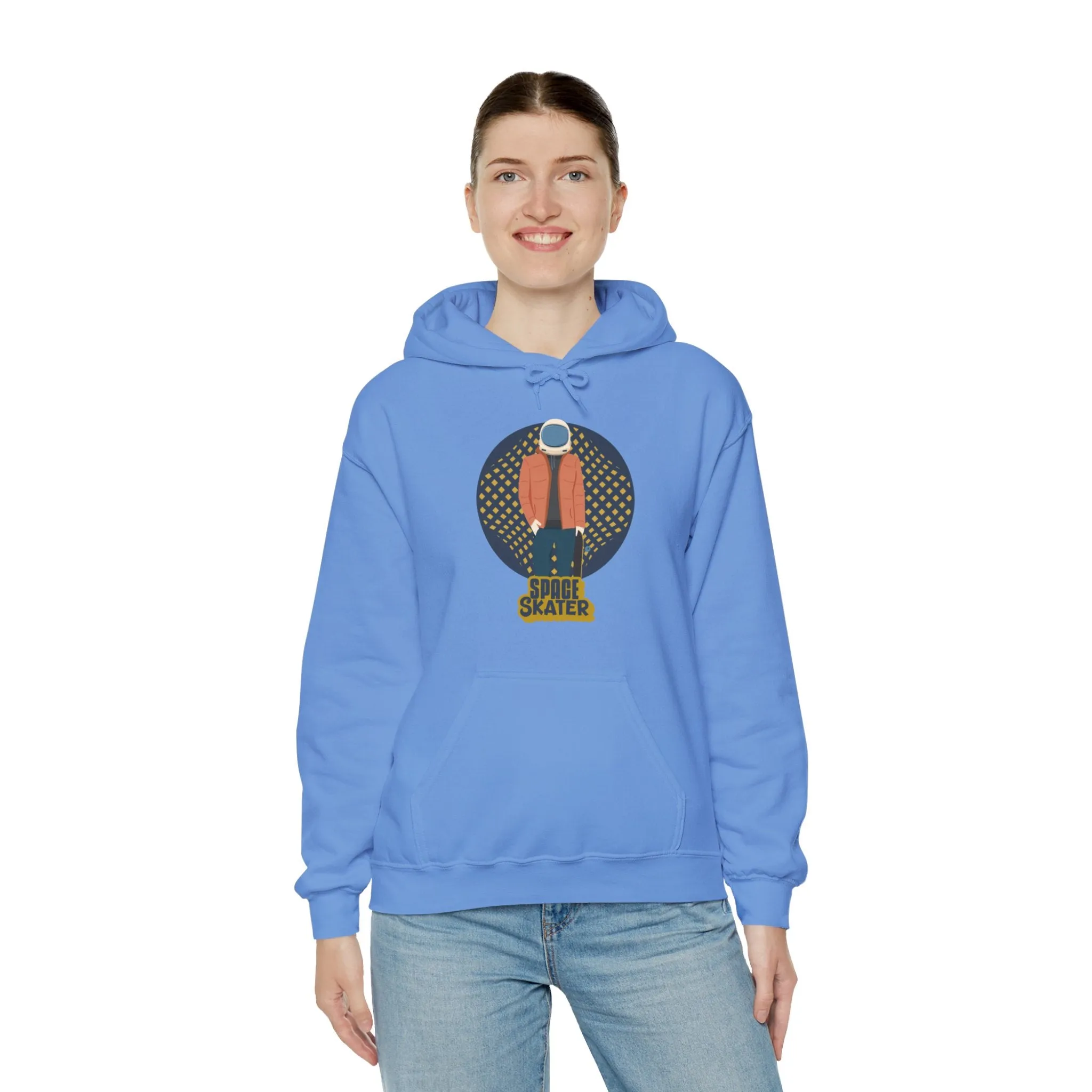 Space Skater Astronaut Sci-Fi Hoodie