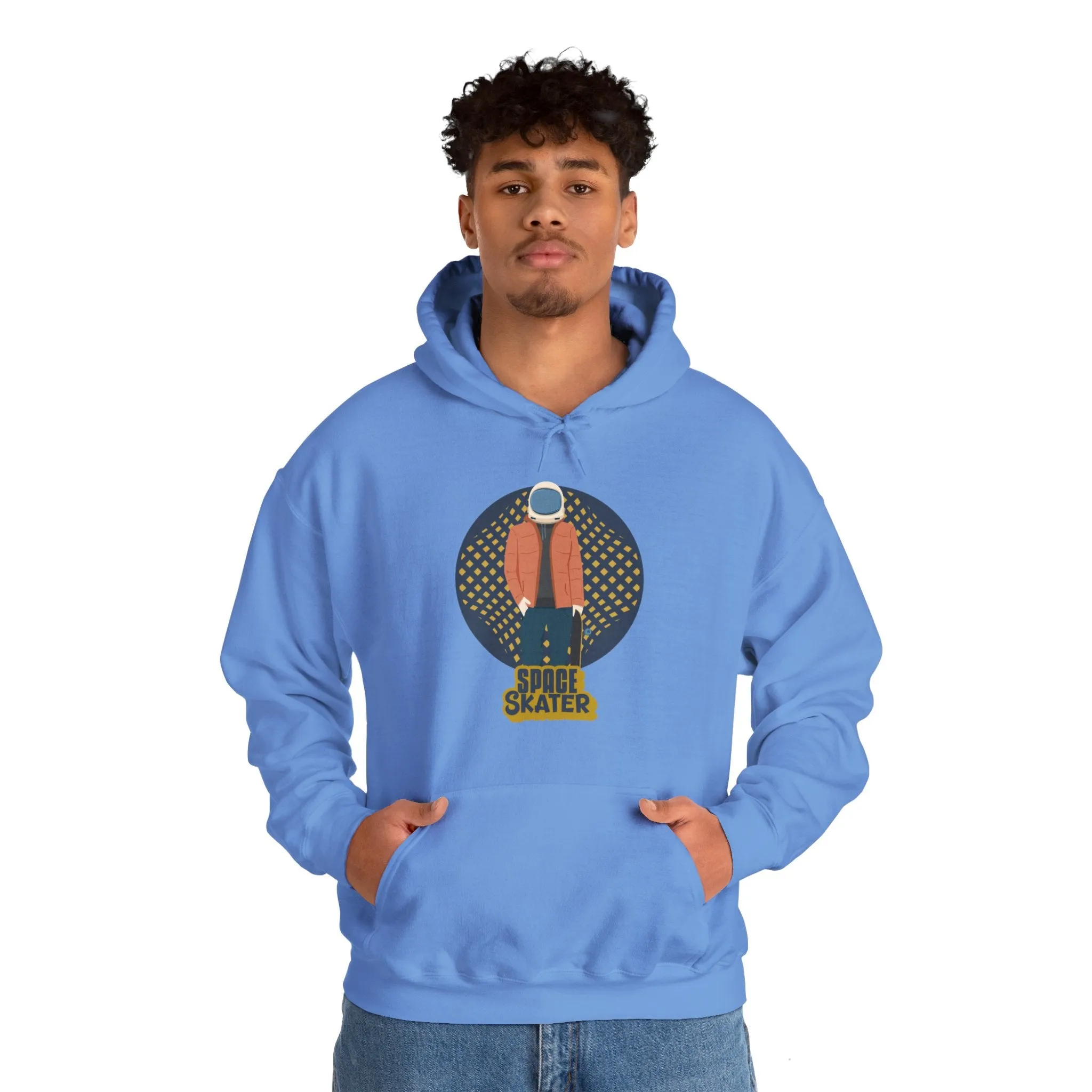 Space Skater Astronaut Sci-Fi Hoodie